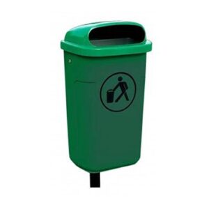 Green Polyethylene Litter bin