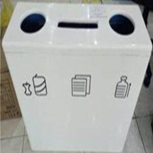 سلة إعادة تدوير 3 في 1 من الألياف الزجاجية